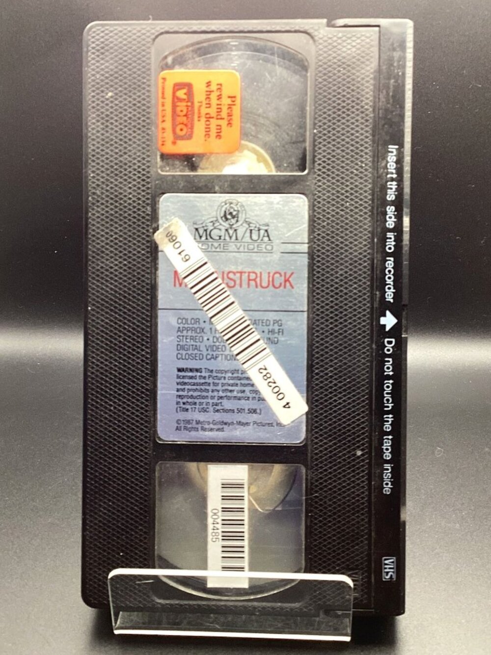 Moonstruck (1988 VHS MGM NO Cover) Cher Nicholas Cage Drama Comedy Romance Movie